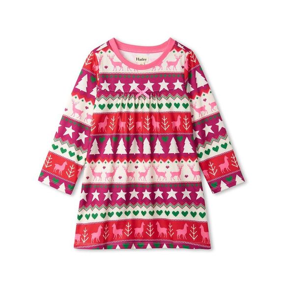 Hatley Other - Hatley Holiday Fairisle Nightdress
